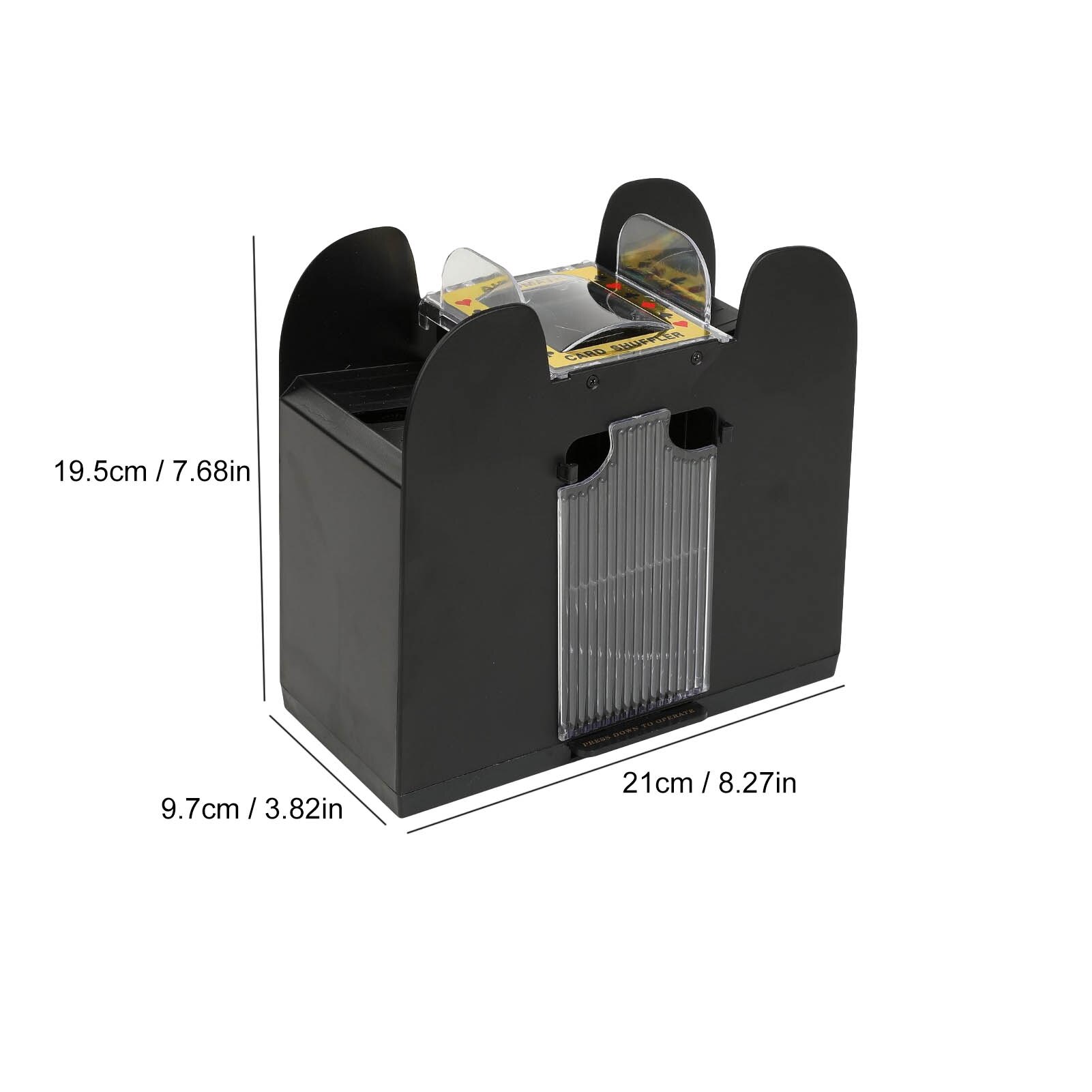 6 Dek Schuifelen Machine Bordspel Poker Speelkaarten Houten Elektrische Automatische Shuffler Perfect Voor Brug Of Poker Spelen