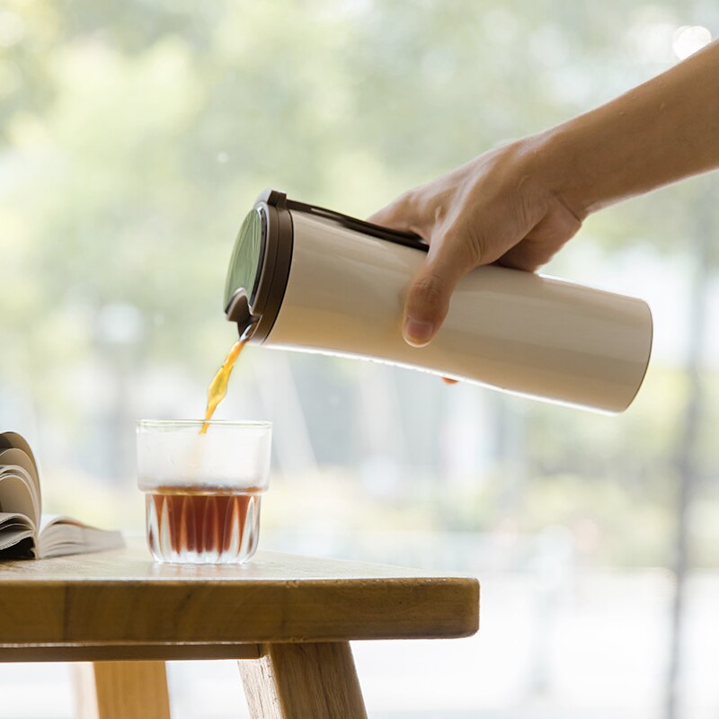 Xiaomi-taza de viaje Moka Smart, vaso de café portátil de 430 Ml, termo con pantalla táctil Oled, taza de café de acero inoxidable