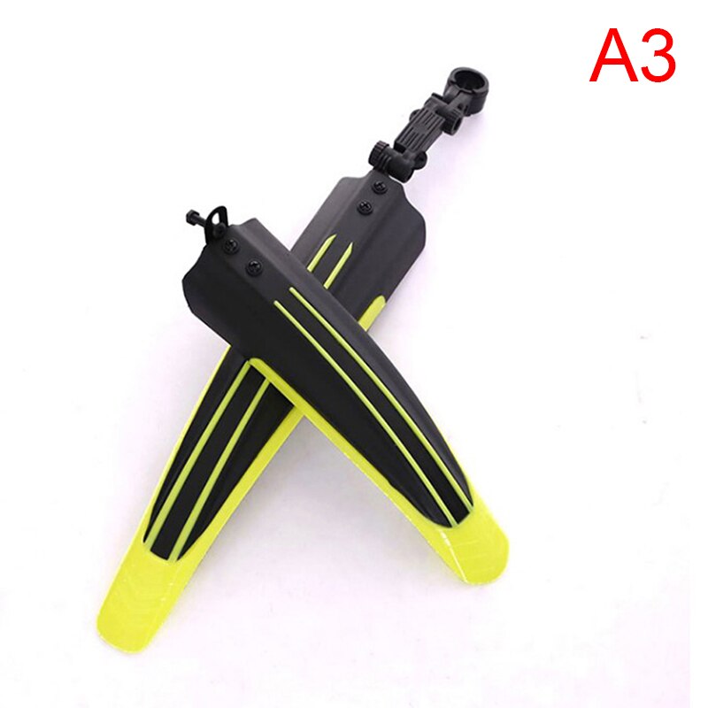 2pcs Mountain Bike Bicycle Cycling Road Tire Front Rear Mudguard Fender Set Mud Guard: A3