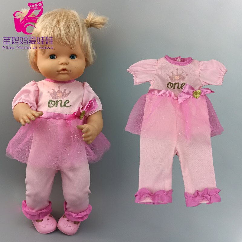 38 cm babydoll roupas para 40cm nenuco ropa y su hermanita boneca roupas acessórios: A12