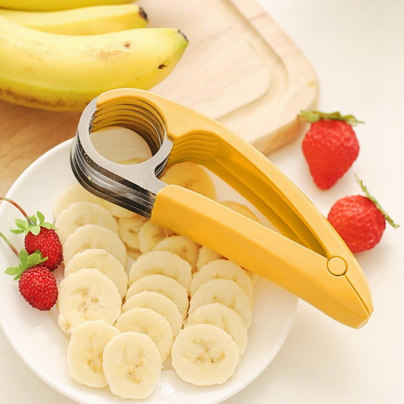 Banaan Vleesmes Keuken Snijden Banaan Fruit Groente Worst Tool Blade Keuken Gadget Rvs