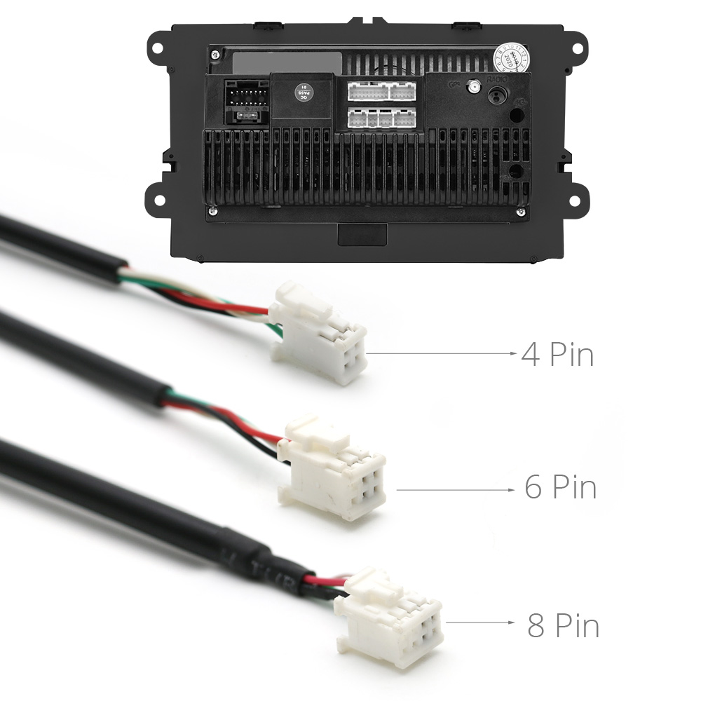 Universal usb hun interface  to 4 6 8 pin input wire connect kabel adapter til bil multimedieafspiller android stereo radio