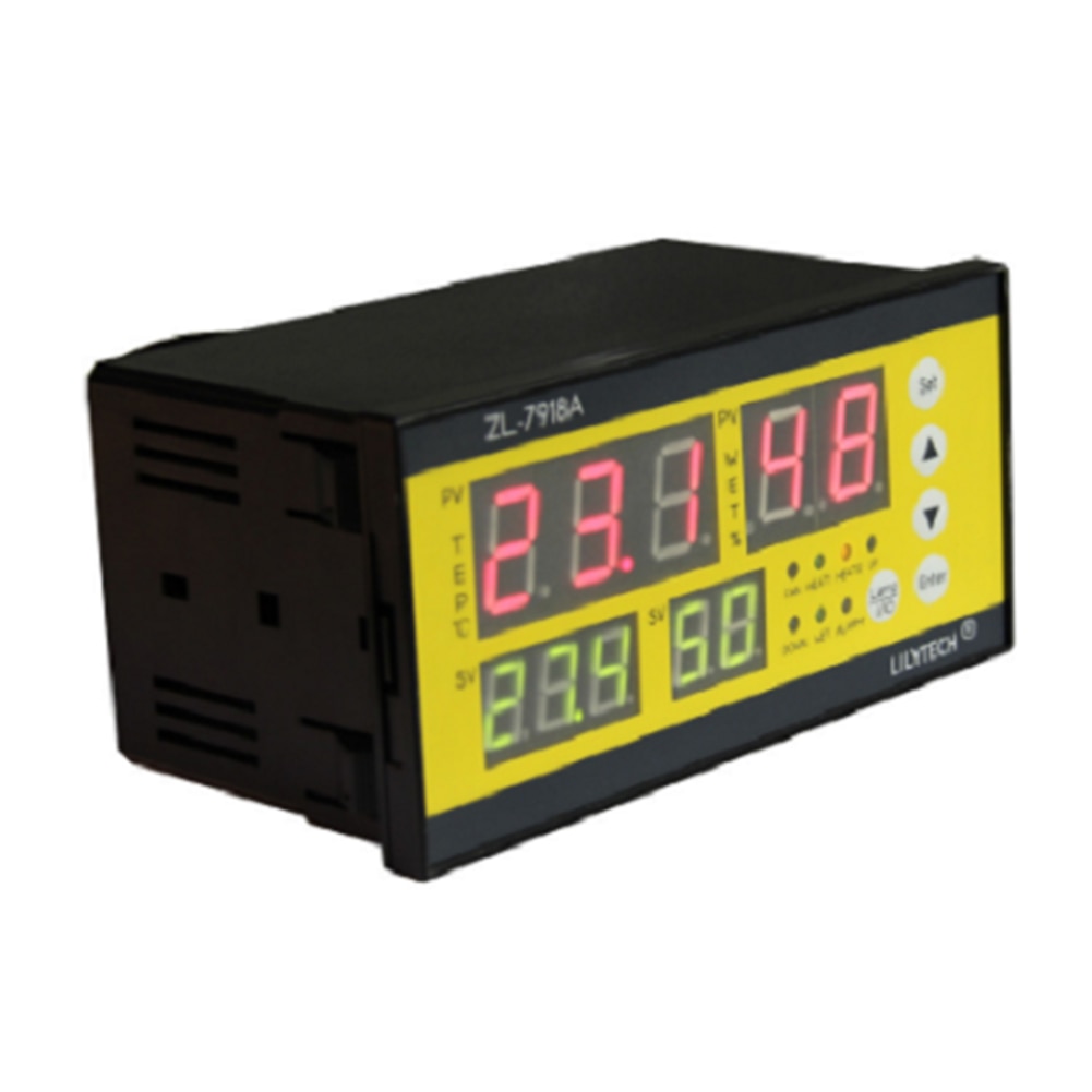 Easy Install Alarm Eggs Brooder Automatic Digital Hatchery Temperature Humidity Sensor Farm Incubator Controller Multifunction