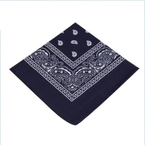 Sjaal Hoofdband Bandana Hoofd Wrap Katoen Hoofd Wrap Neck Polsband Zakdoek Zwart Wit Roze: Navy