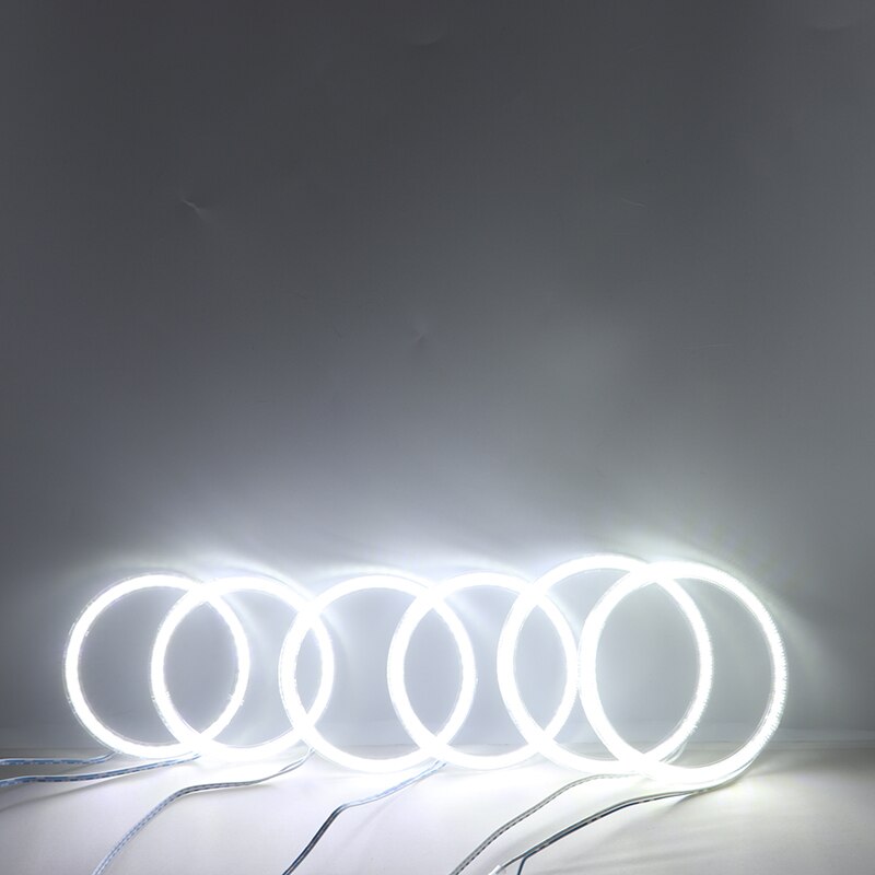 6 stk super lyse hvide farve 3528 smd led engel øjne kit kørelys drl til alfa romeo 159 2005 bil styling