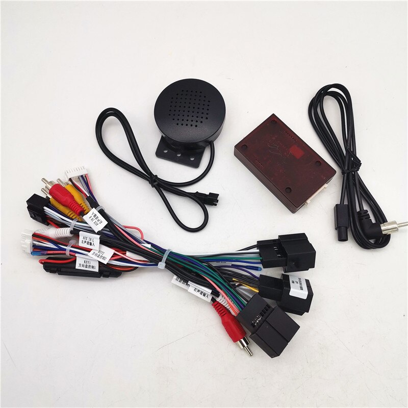 Car 16Pin Android Audio Wiring Harness With Canbus Box For Tahoe Yukon Suburban Silverado Sierra Traverse Aftermarket Audio