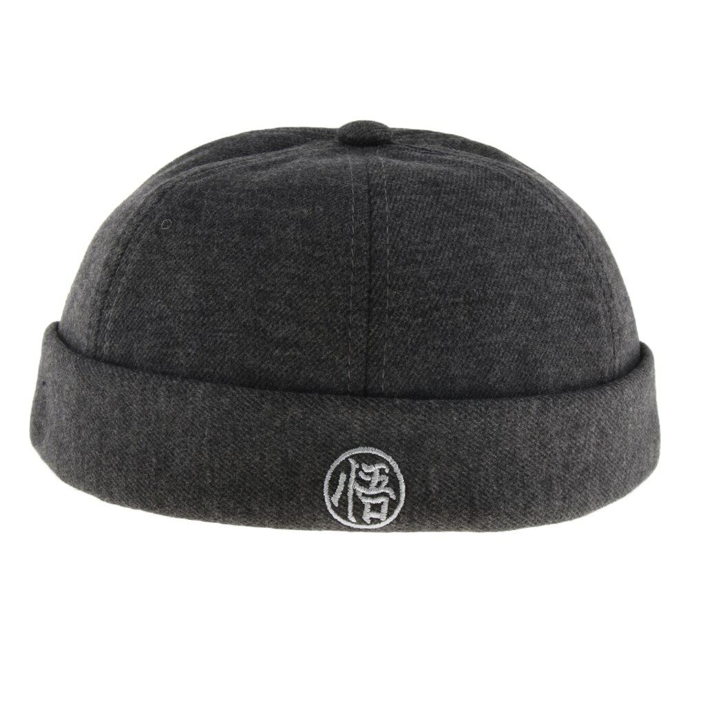 Men&#39;s Winter Adjustable Retro Wool Felt Docker Hat Leon Beanie