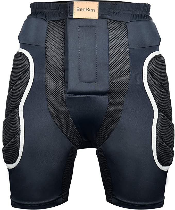 Benken ski beskyttelse polstrede shorts er velegnede til ski , 3d eva fyldt slagbeskyttelsesudstyr, skateboarding og skiløb: Xl
