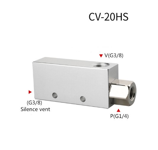 Vacuum ejector Generator Air Exhaust Ejector Pneumatic ACV CV-10 15 20 valve Negative Control Valve wyrzutnik prozniowy: CV-20HS