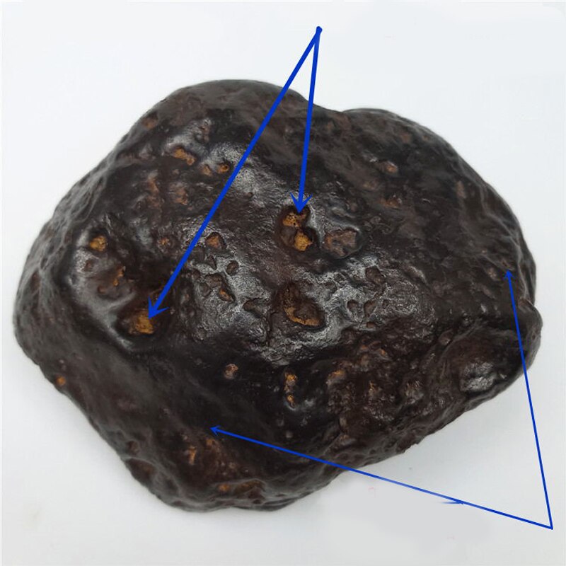 Fer naturel Silicide météorites roche pierres brutes minéraux spécimen Collection météorite décor à la maison
