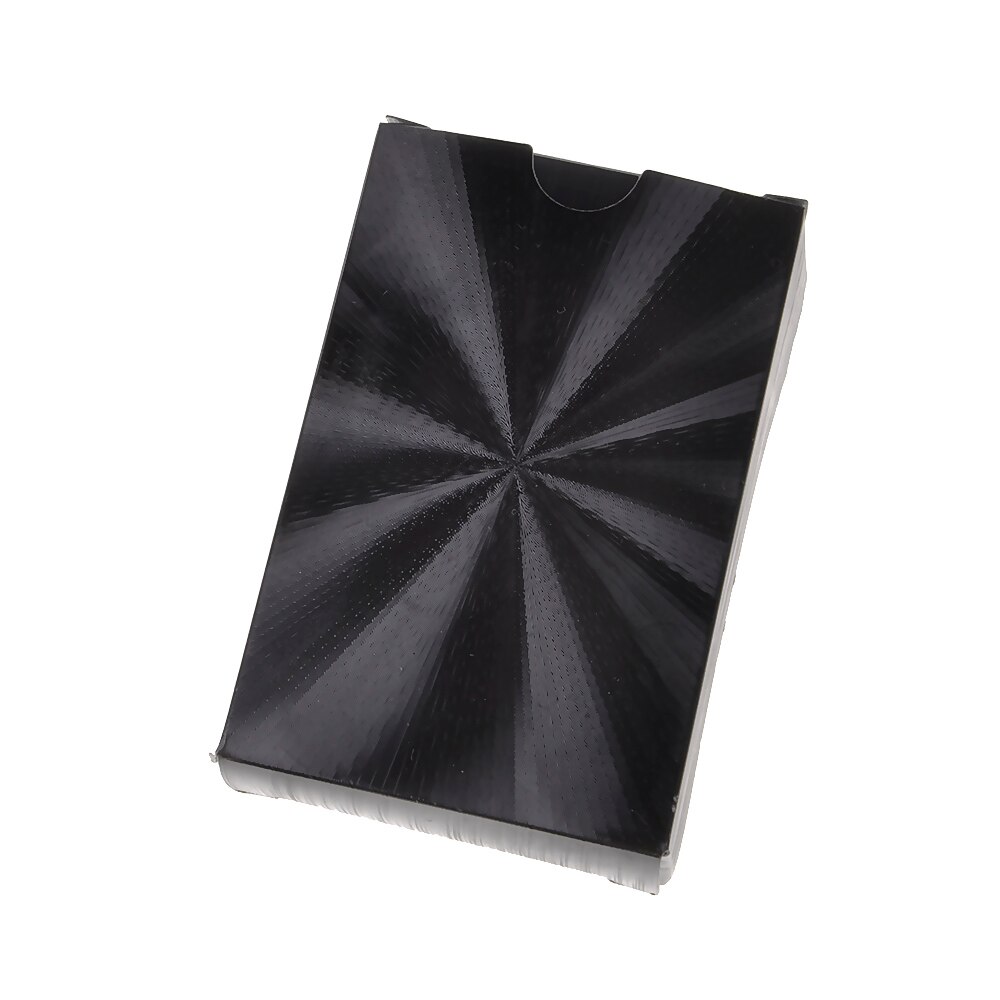 SKFC Waterproof Black Plastic Poker Playing Cards Matte Back Smooth Face Cards