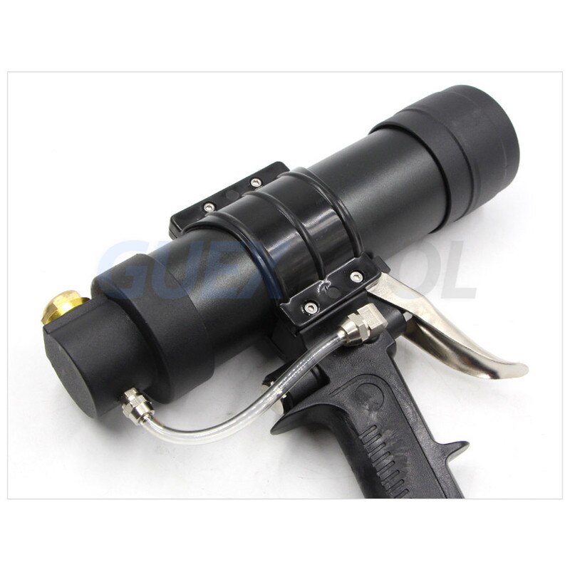 310ML Pneumatic Caulking Gun Air Glue Dispenser Silicon Sealant Applicator Glass Gluing Tool Construction Caulking Gun OW-Q6