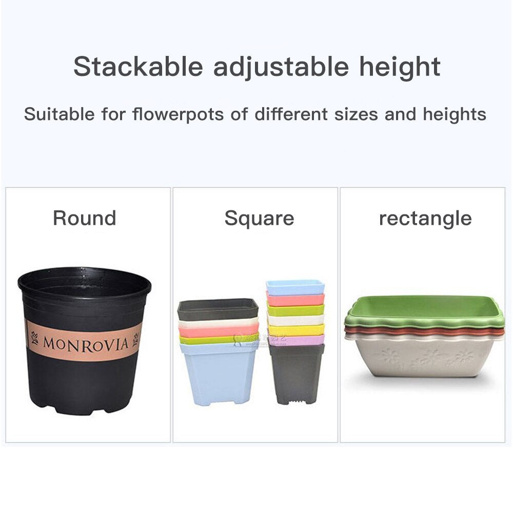 12 Stuks Plant Pot Voeten Stand Tuin Bloempotten Driehoek Onzichtbare Low Profile Bloempot Voeten Tuin Plant Pot Voeten riser Outdoor