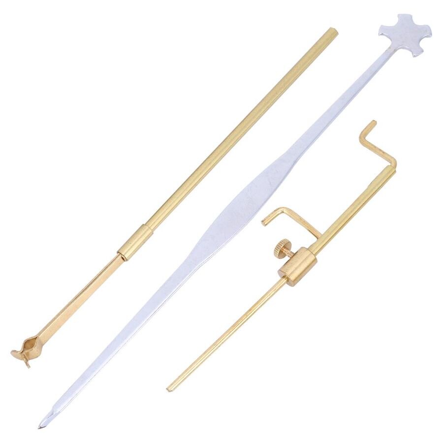 Viool Reparatie Set Geluid Kolom Klem Haak Kant Remklauw Luthier Gereedschap Viool Geluid Post Gauge Viool Accessoires