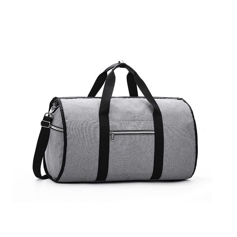 Tragbare zylinder reisetasche große kapazität falten anzug tasche multifunktionale lagerung tasche Geschäft reisetasche: grau
