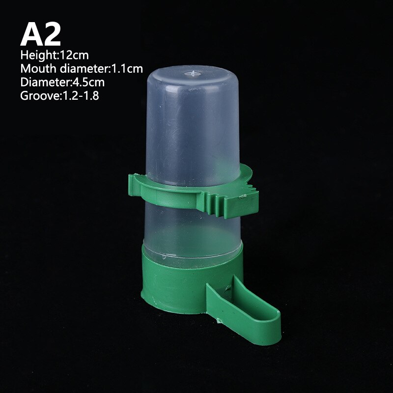 Bird Automatic Waterer Pet Parrot Drinking Water Bottle Bowls Water Feeder Cage Accessories: -A2