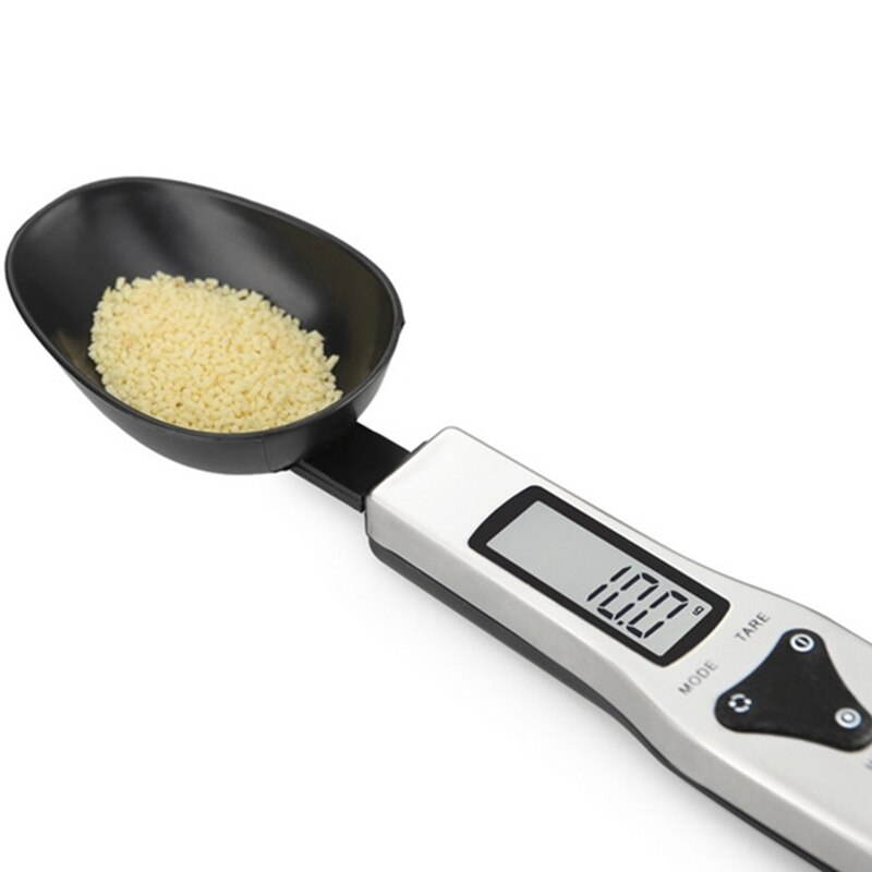 300g/0.1g bærbar digital vekt måleskje vekt gram unse scoop sett lcd elektronisk matvekt balanseverktøy