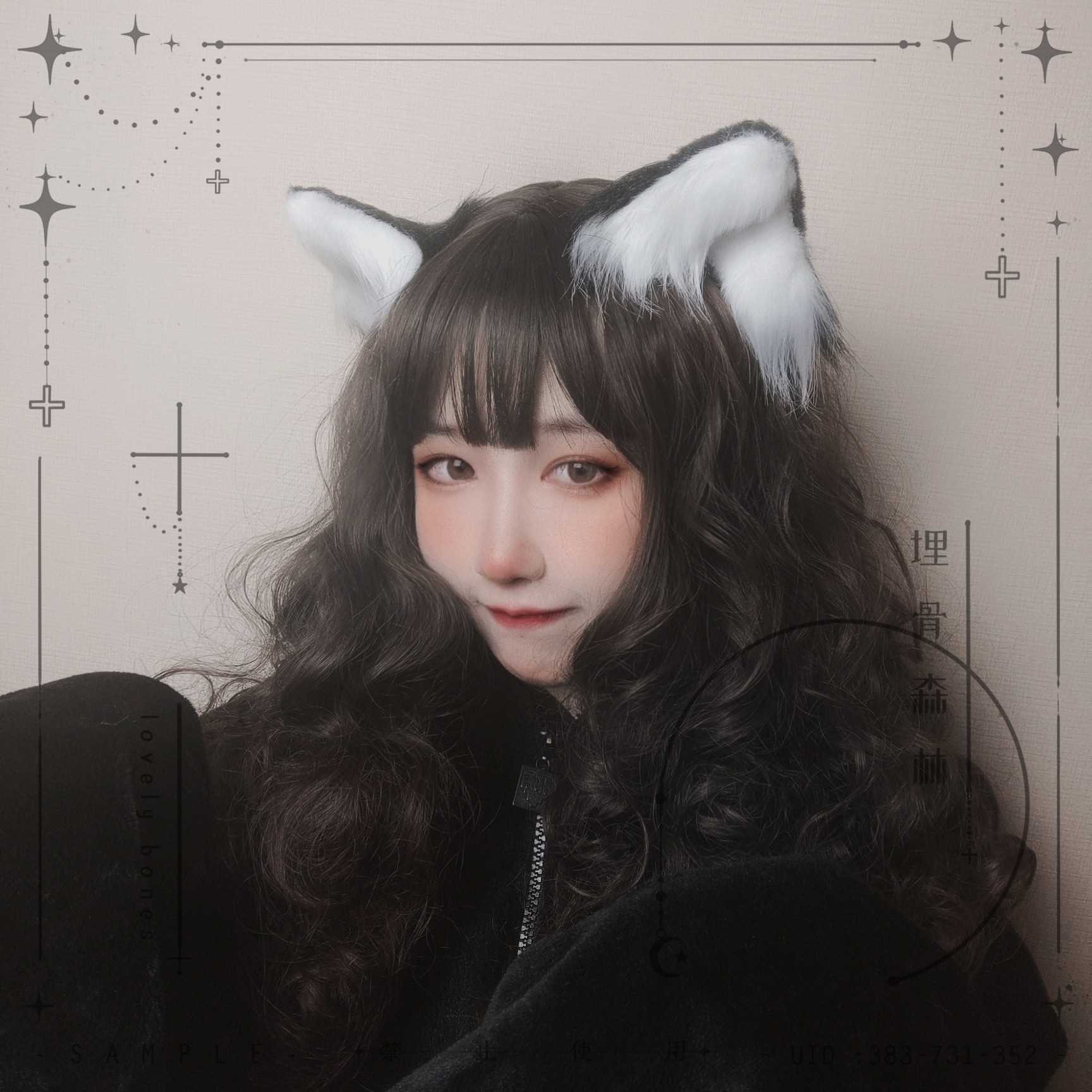 Orejas de gato Anime Lolita accesorios para el cabello orejas Cosplay peluca Kawaii tocado gótico accesorios lolita diadema con orejas de gato: Rojo