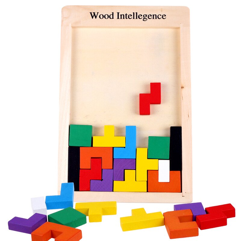 40 Pcs Hout Intellegence Onderwijs Bordspel Voor Kinderen Beste Cadeau Houten Grappig Spel