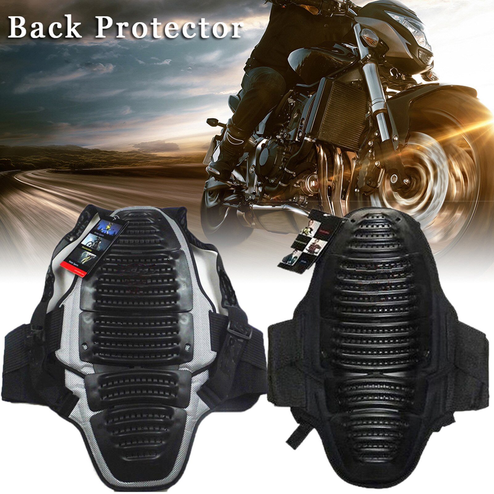 Motorcycle Back Protector EVA Armor Riding Equipment Extreme Sports Protection Gear Column Body Combination