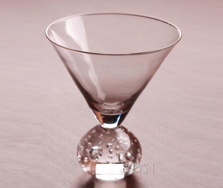 Boll färg triangel bubbla boll kopp liten vin cocktail likör glas whisky tuning bar fashionabla glas