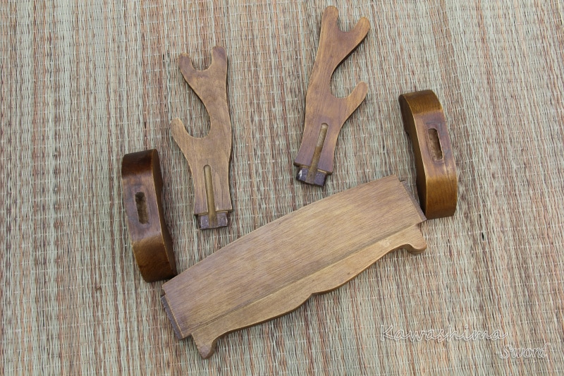 Grade A Japanese sword stand hard wooden made for display decoration