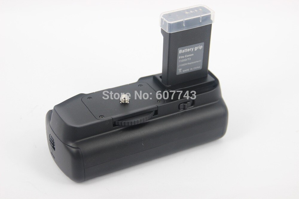 Battery Grip For Canon EOS 1100D 1200D 1300D 1500D 2000D Rebel T3 T5 T6 T7 Camera + White IR remote control