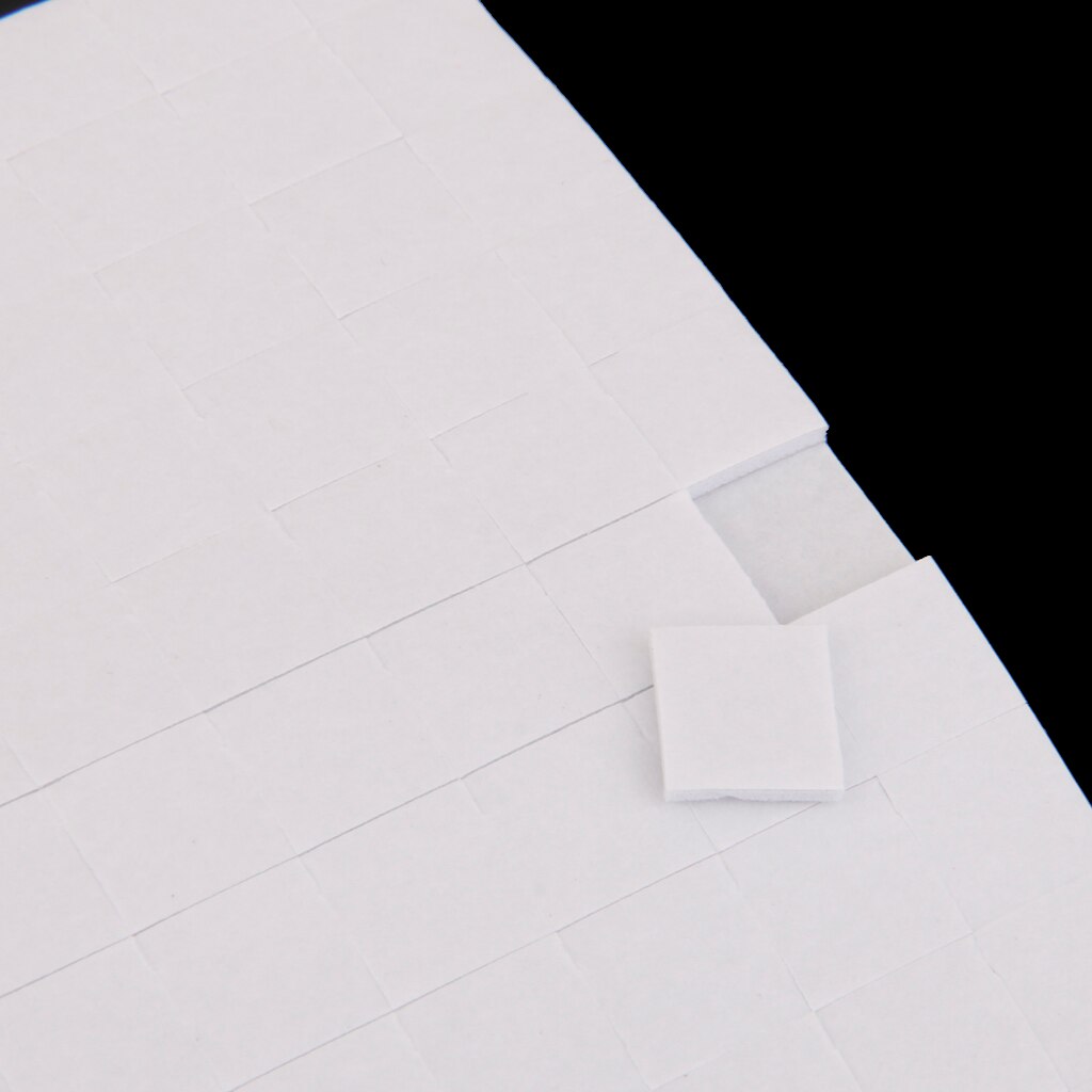 4 Sheet DOUBLE SIDED ADHESIVE FOAM PADS STICKY FIXERS FOR CARD MAKING 1/2/3mm Festival Party Supply Home Decoration