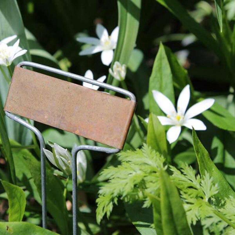 30 pakke kobberplade metalplanteretiketter haven stavemærker genanvendelig plantning havearbejdsmarkører
