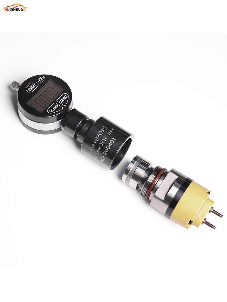 EUI EUP C13/C15/C18 Injector Solenoid Valve Stroke Travel Measuring Oil Return Collector Repair Tool For CAT Video Guide
