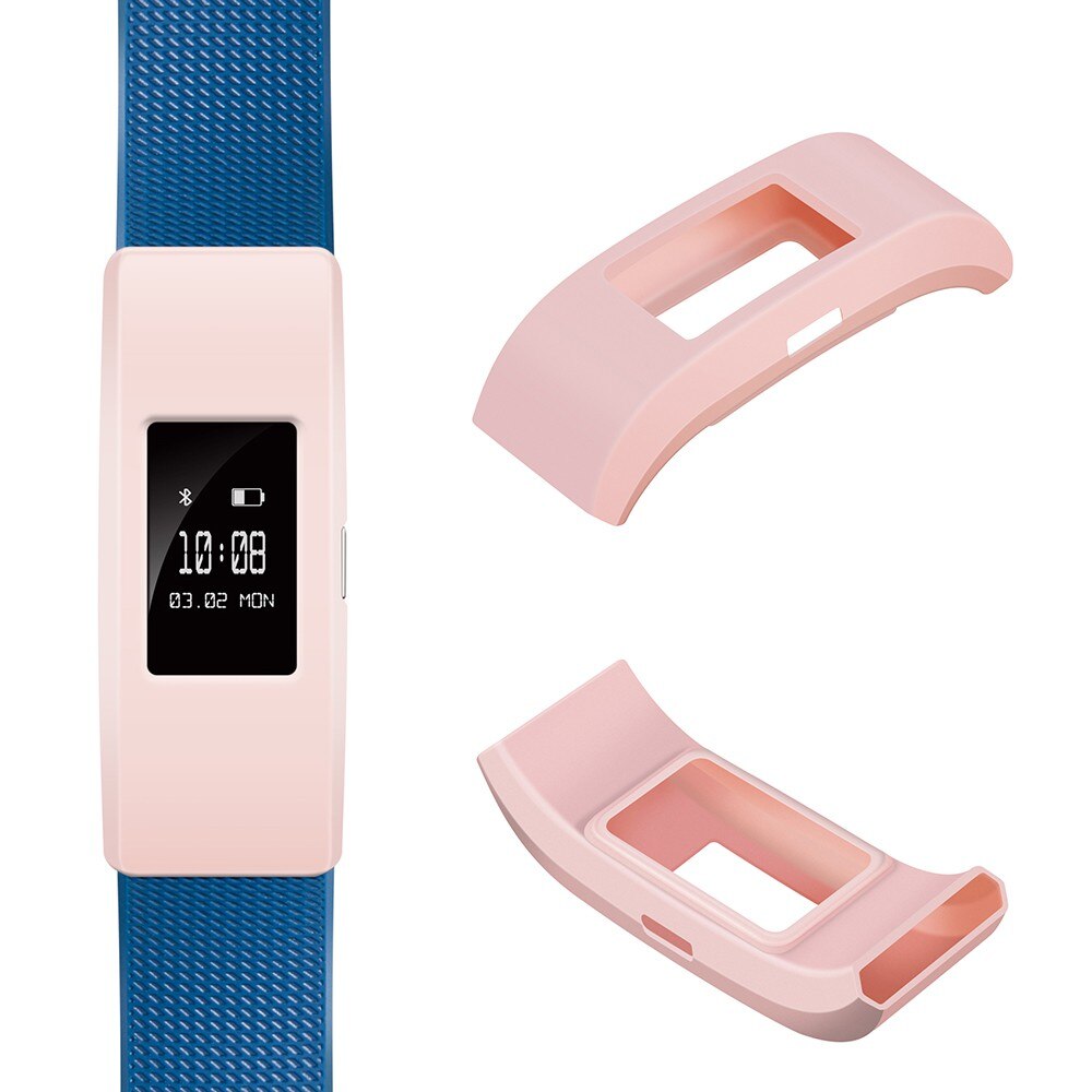 Eieuuk myk silikonhylse fitness band deksel beskyttelsesdeksel tilbehør for fitbit charge 2 smartwatch: Khaki