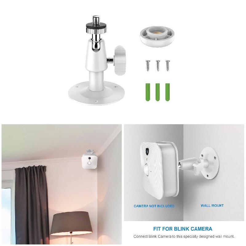 Security Wall Mount Sensor Metal Security Camera Bracket Indoor Mount Bracket 360 Degree Rotation DU55