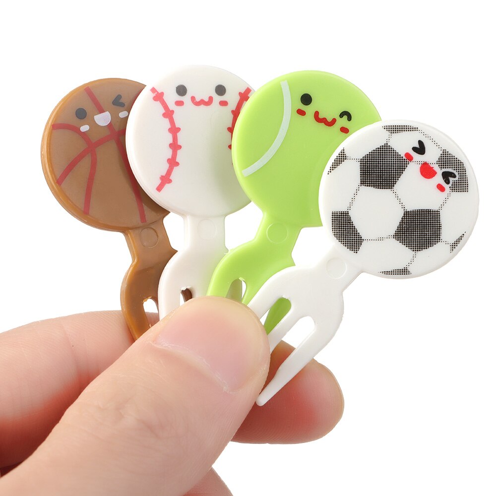 6-10pcs Mini Animal Cartoon Food Picks Kids Children Snack Cake Dessert Food Fruit Forks Lunch Bento Accessories Party Decor
