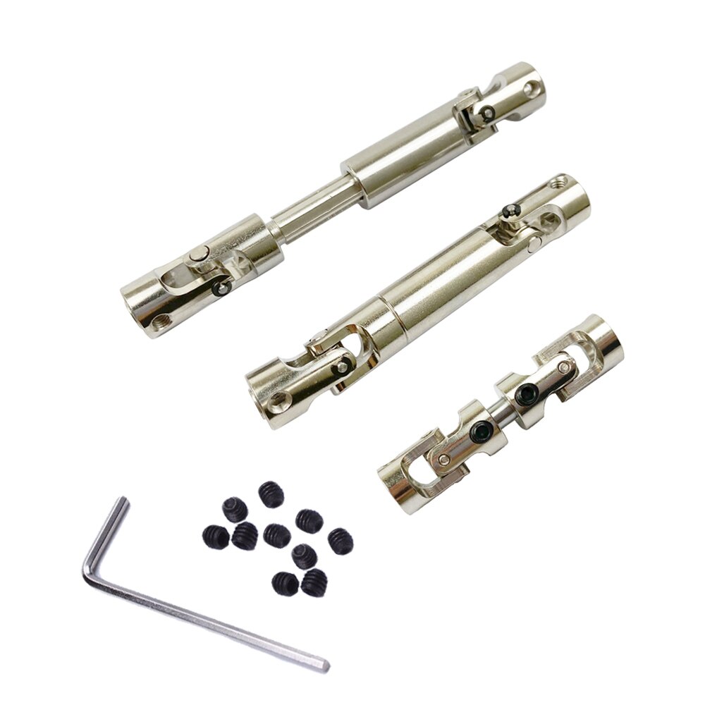 Metalen Cvd Cardanas Voor MN86K MN86KS MN86 MN86S Mn G500 1/12 Rc Car Upgrade Onderdelen Accessoires: 3pcs