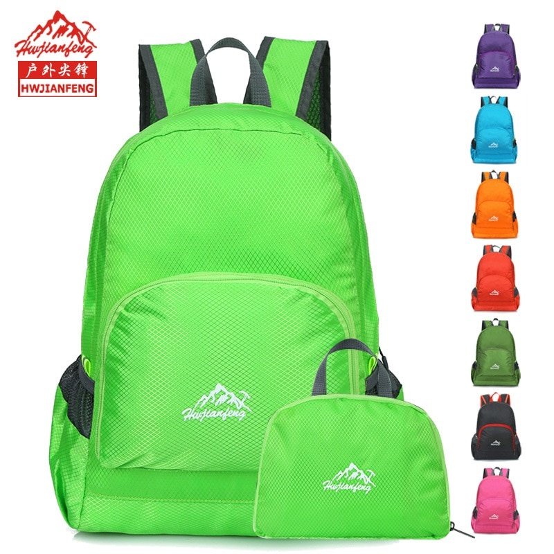20L Outdoor Foldable Backpack Ultralight Waterproof Folding Lightweight Packable Bag Handy Travel Daypack Nano Bag