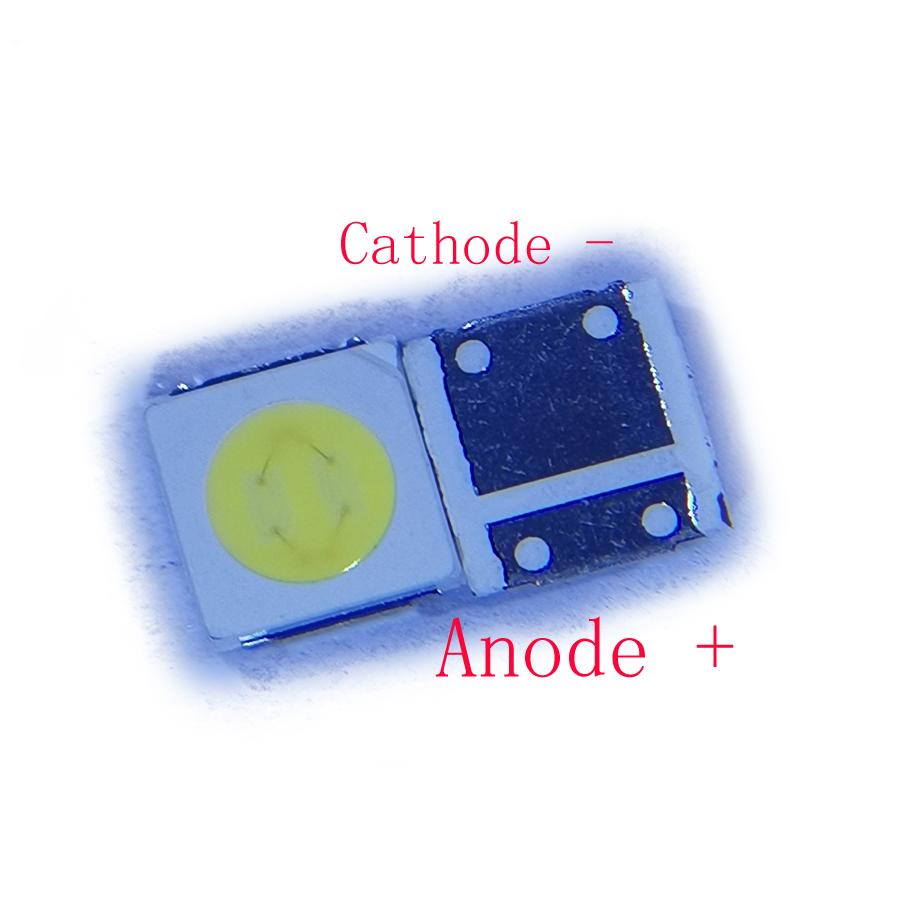 500 Stks/partij Everlight 3030 Smd Led Kralen 3V Koud Wit 1.5W Voor Tv Backlight Toepassing