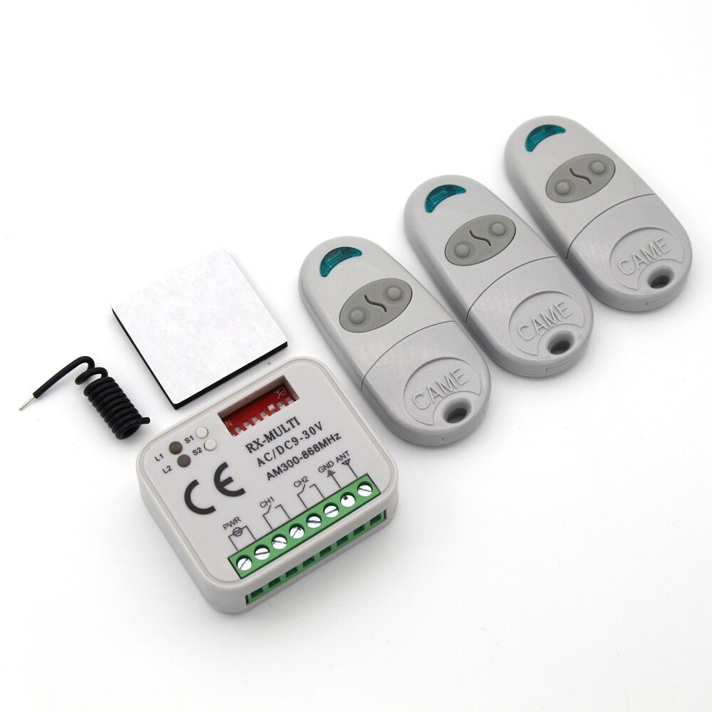 Universal AC DC 12-24V 2 Channel Universal Multi Receiver RX MULTI 300-868 MHz: Other