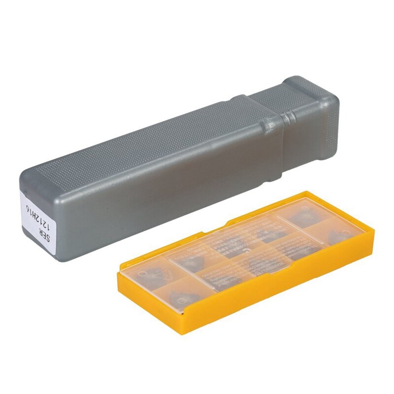 1Pc Ser1212H16 Cnc Boring Bar Holder + 10Pcs 16Er Ag60 Draaiwisselplaten Met Wrench Voor Draaibank Draaien Tool set