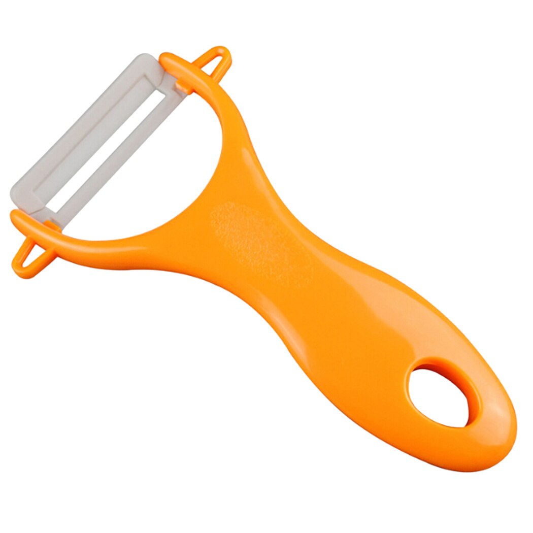 Fruit Vegetable Peeler Cutter Sharp Stainless Steel Potato Carrot Grater Portable Hand Peeler Food Peeler Kitchen Tools: Orange