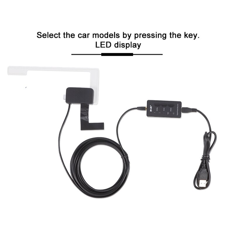 Auto DAB/DAB + Empfänger Digitale Radio-Tuner Receiver o Ausgestrahlt Empfänger für Auto Stereo
