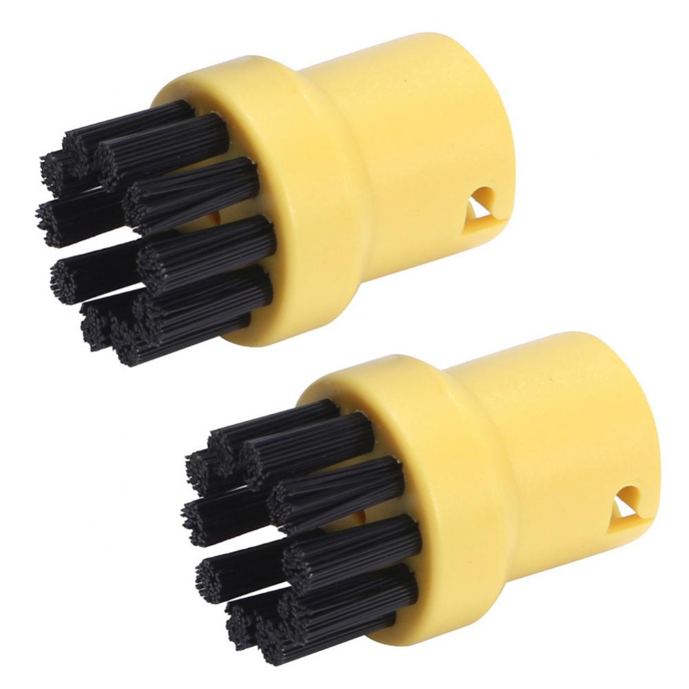 Brosse de nettoyage à vapeur, 2 pièces, pour Karcher SC1 SC2 SC3 SC4 SC5 SC7 2.863-058, remplacement de la poussière du canapé: Yellow