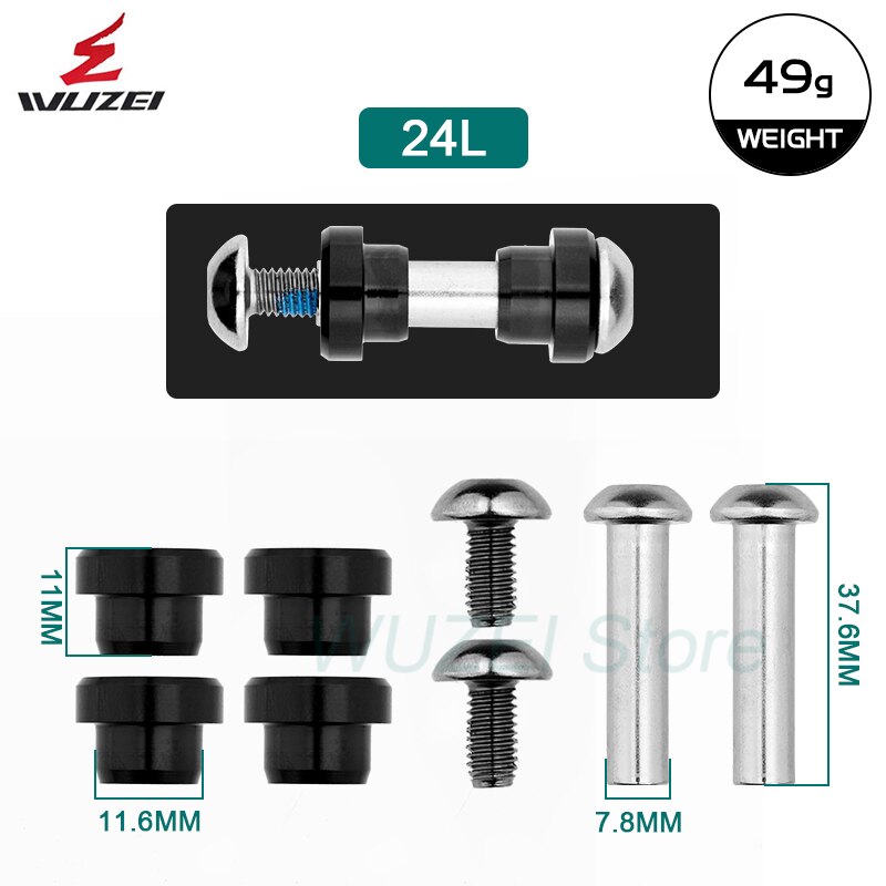HLT Mountain Bike Shock Absorber Bushing 24L/52L/68L MTB Road Bicycle Rear Shock Absorber Bushings: HLT-24L
