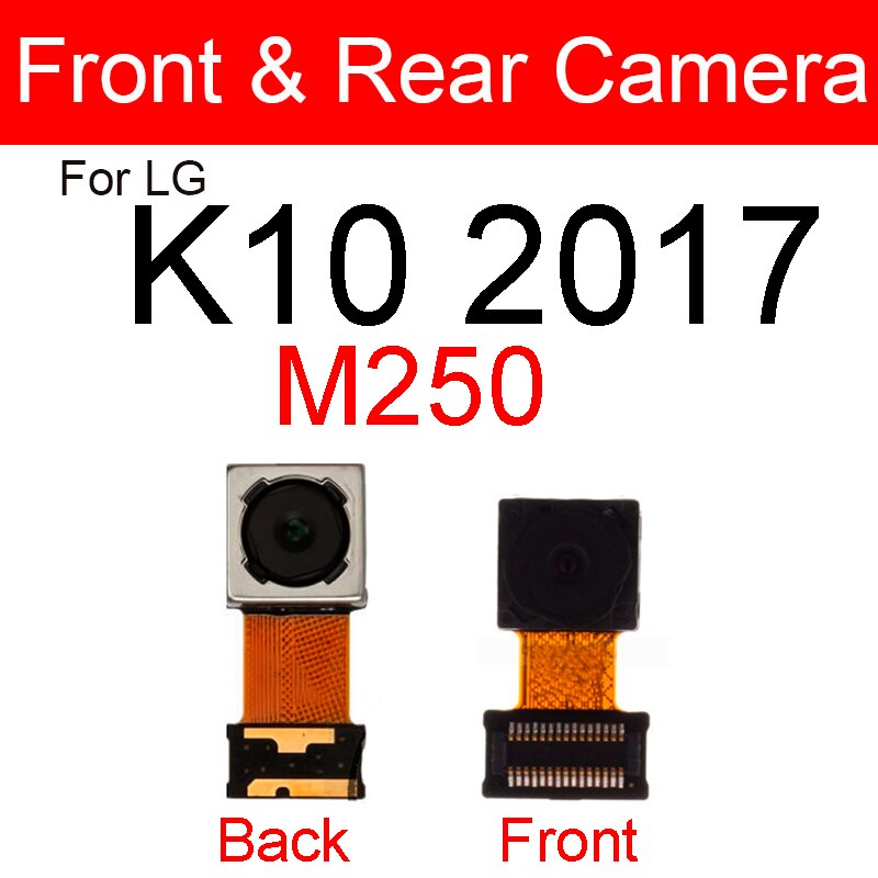 Voorkant & Achter Back Camera Module Voor Lg K7 K8 K10 K8 M200N US215 K10 M250 Kleine + Belangrijkste Grote Camera Reparatie Onderdelen