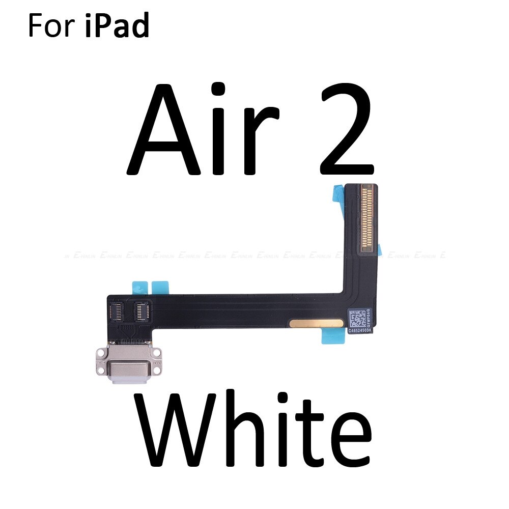 Usb Lader Connector Poort Plug Flex Kabel Voor Ipad 4 Lucht 2 3 Power Opladen Dock Port Flex Reparatie onderdelen