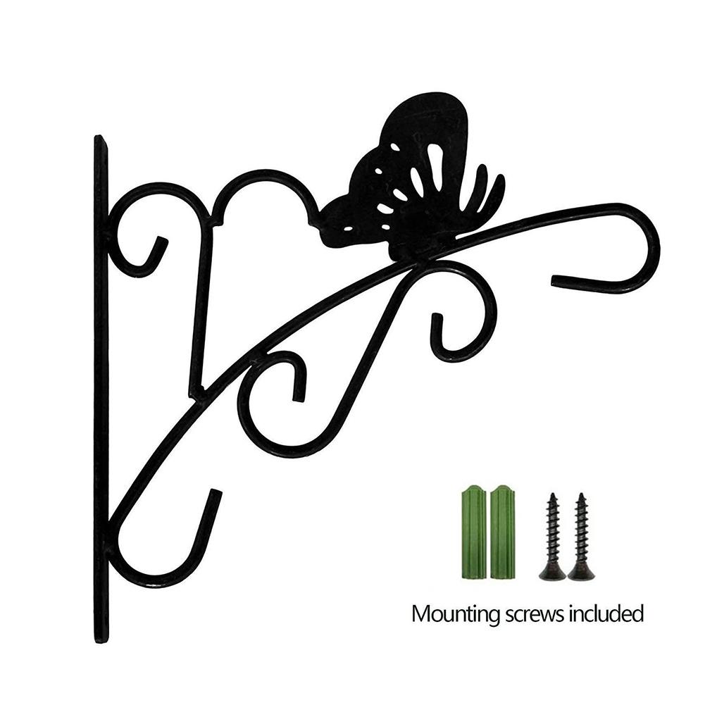 Ijzeren Haak Hang Lantaarn Plant Bloem Pot Smeedijzeren Haken Tuin Decoratie Home Decor Muur Haak Hanger Rack Wanddecoratie: Default Title