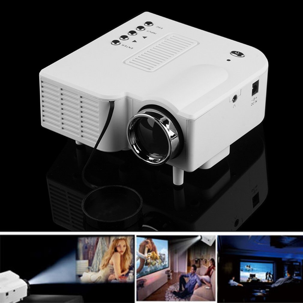 Draagbare Mini Digitale Lcd Projector Video Media Player Projector Entertainment Voor Home Cinema Theater