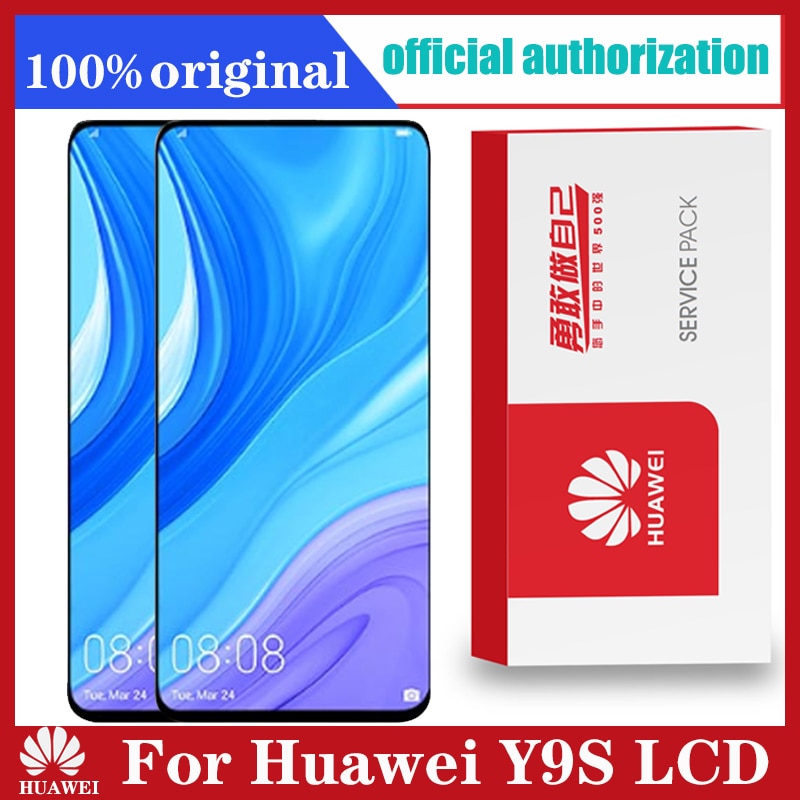 Sostituzione Schermo originale da 6.59 "per Huawei Y9S LCD tocco schermo Digitizer assemblaggio per Schermo HUAWEI Y9S