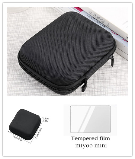 Neue Tragbare Mini Lagerung Tasche Für ANBERNIC RG280V Powkiddy V90 Miyoo Mini fallen Mit Bildschirm Schutz Energie Bank Ladegerät Taschen Kasten: Bildschirm Pro miyoo