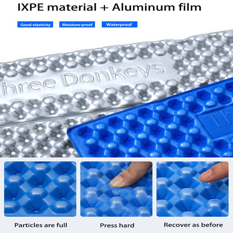 Portable Foam Sleeping Pad - Ultralight Waterproof Mat For Camping & Hiking