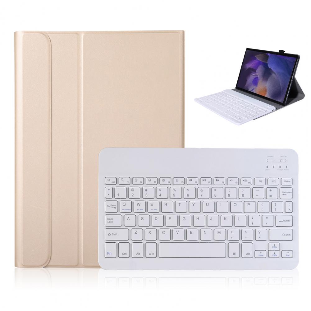 Bluetooth-compatible Keyboard Case Ultra Thin Wireless Keypad Case for Samsung Tab A8 SM-X205/X200